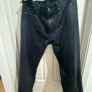 LEVIS SKATEBOARDING BAGGY BLACK JEANS 33X32